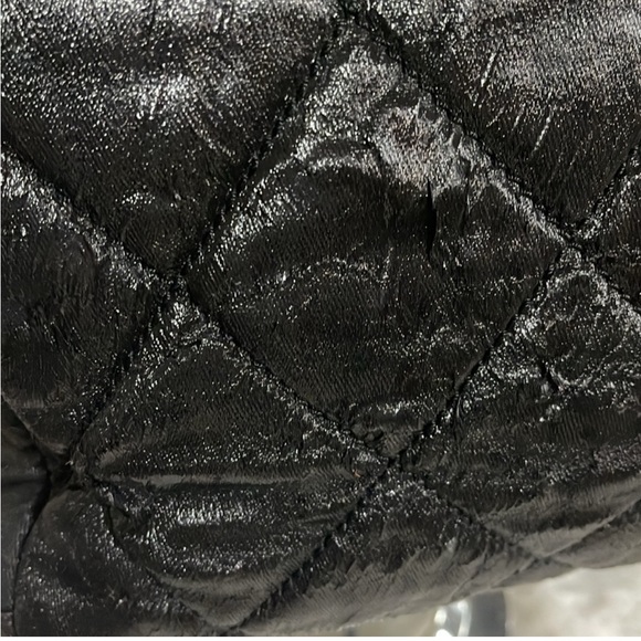 Chanel Paris Biarritz Tote PM Black Coated Canvas Leather Women's Tote B… - Picture 3 of 13